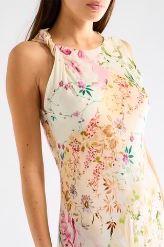 Robe midi - Multicolore