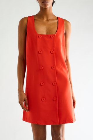 Robe droite - Orange