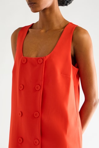 Robe droite - Orange