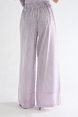 Pantalon taille haute - Bordeaux