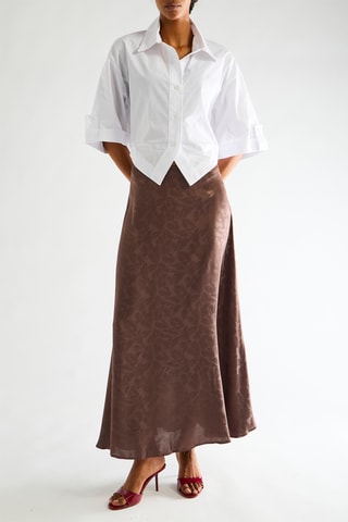 Jupe longue - Marron foncé