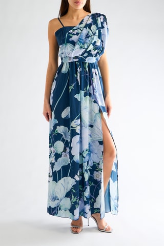 Robe longue - Bleu