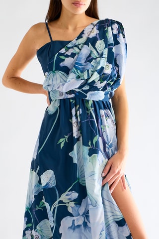 Robe longue - Bleu