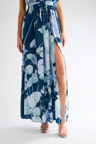 Robe longue - Bleu