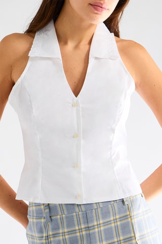 Gilet sans manches - Blanc