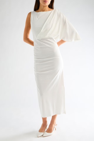 Robe midi - Blanc