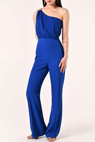 Combinaison asymétrique - Bleu cobalt