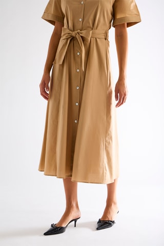 Robe chemise - Beige