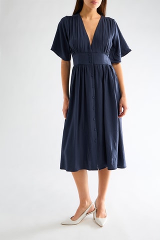 Robe chemise - Bleu marine