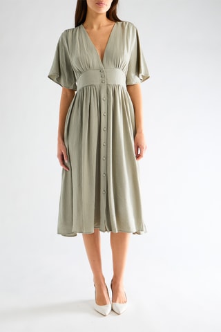 Robe chemise - Vert d'eau