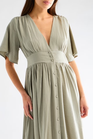 Robe chemise - Vert d'eau