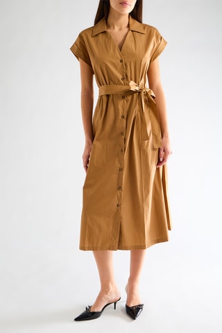 Robe chemise - Marron