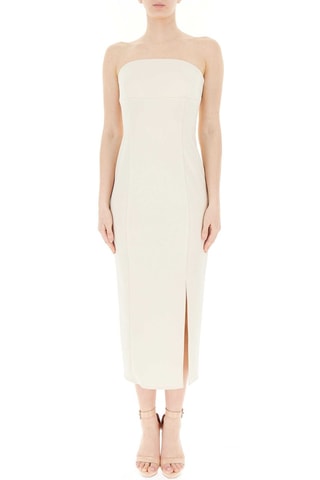 Robe bustier - Beige