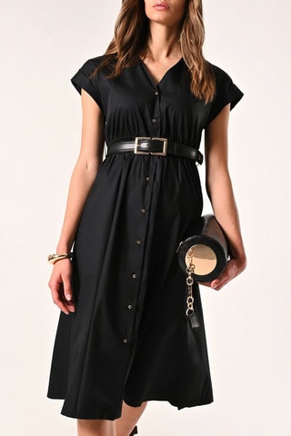 Robe chemise - Noir