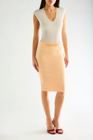 Jupe droite - Pêche