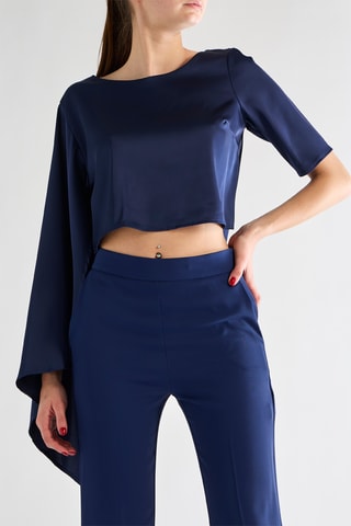 Crop top - Bleu marine