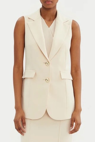 Veste sans manches - Beige