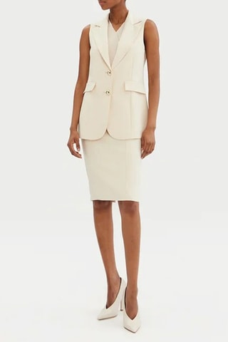 Veste sans manches - Beige