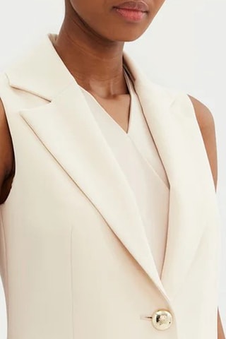 Veste sans manches - Beige