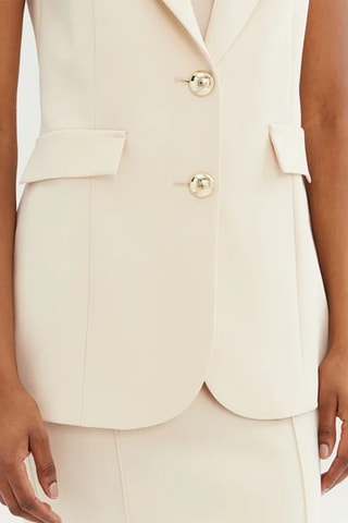 Veste sans manches - Beige