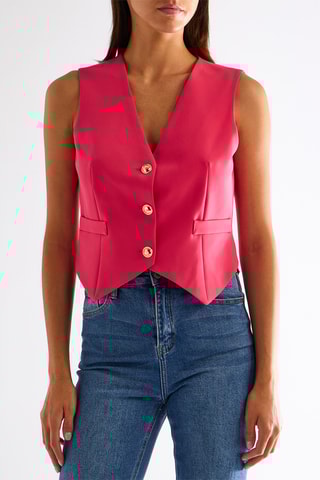 Gilet de costume - Fuchsia