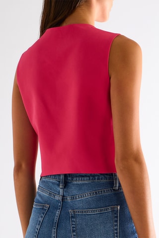 Gilet de costume - Fuchsia