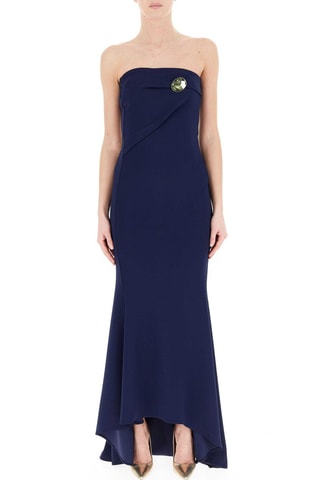 Robe bustier - Bleu marine