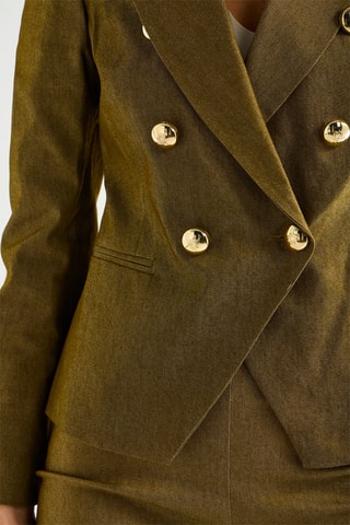 Veste en jean - Kaki