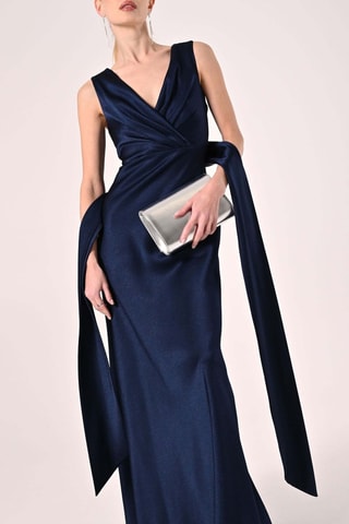 Robe longue - Bleu marine