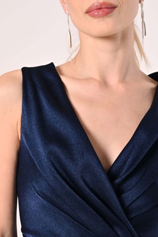 Robe longue - Bleu marine