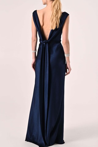 Robe longue - Bleu marine