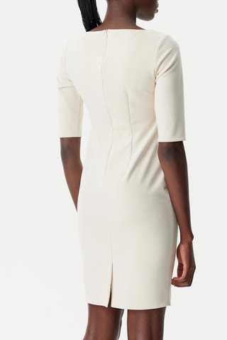 Robe fourreau - Beige