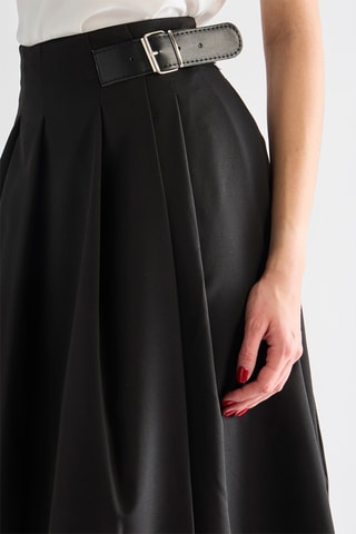 Jupe plissée - Noir