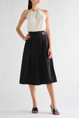 Jupe plissée - Noir