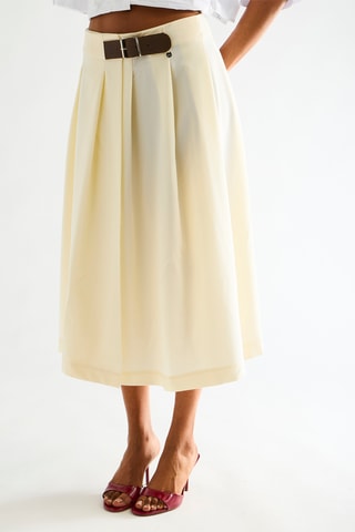 Jupe plissée - Blanc