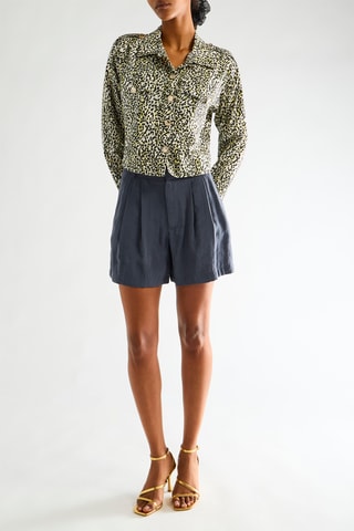 Veste courte - Vert clair et noir