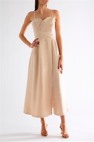 Robe longue - Beige