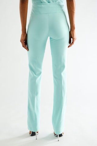 Pantalon taille haute - Vert d'eau