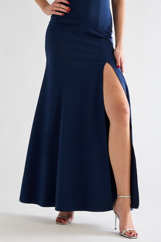 Robe longue - Bleu marine