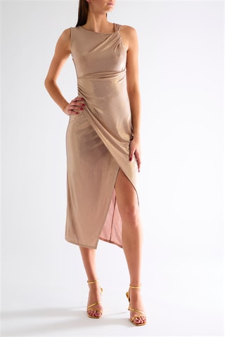 Robe portefeuille - Doré