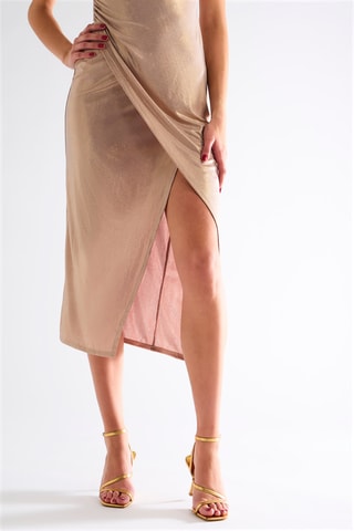 Robe portefeuille - Doré