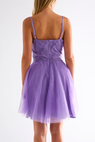 Robe patineuse en tulle - Violet