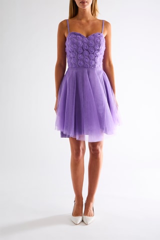 Robe patineuse en tulle - Violet