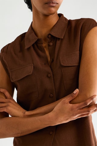 Chemisier - Marron