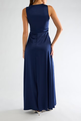 Robe longue - Bleu marine