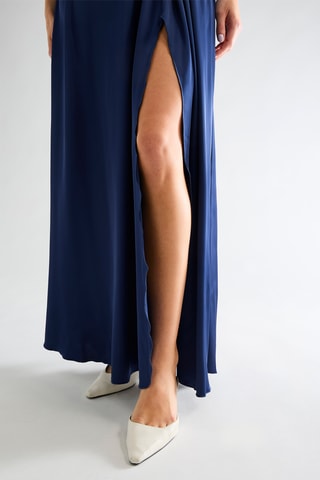 Robe longue - Bleu marine