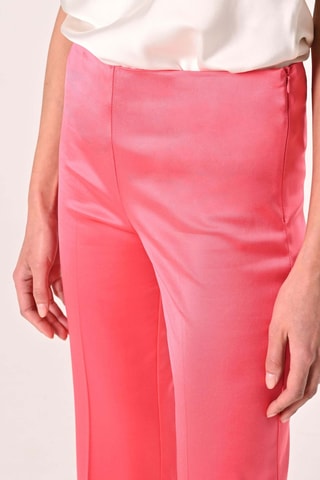 Pantalon taille haute - Rose