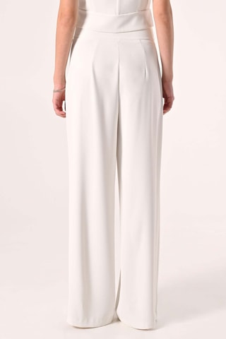 Pantalon taille haute - Blanc