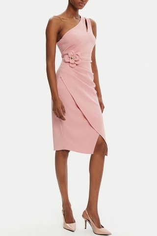 Robe asymétrique - Rose