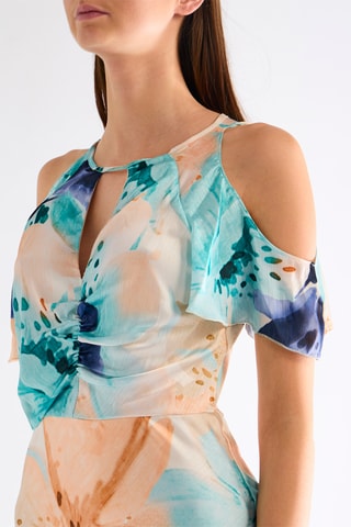 Robe longue - Vert d'eau